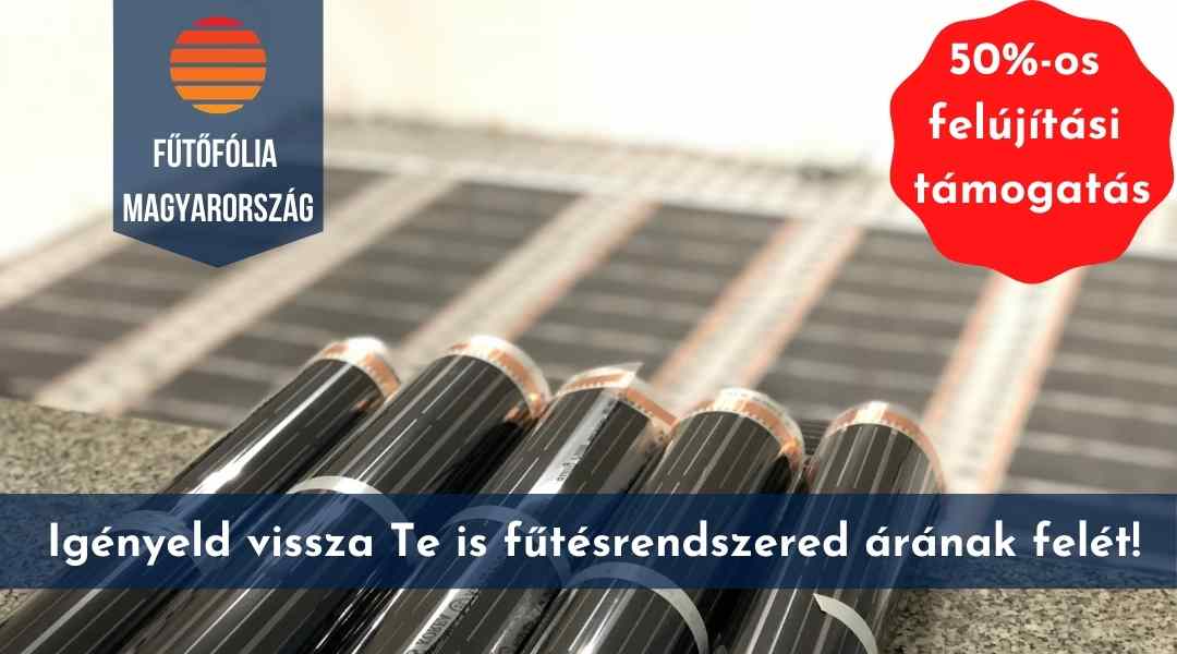 50%-os állami támogatás a fűtésre